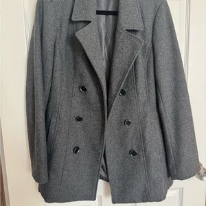 Guess women’s Charcoal Pea Coat